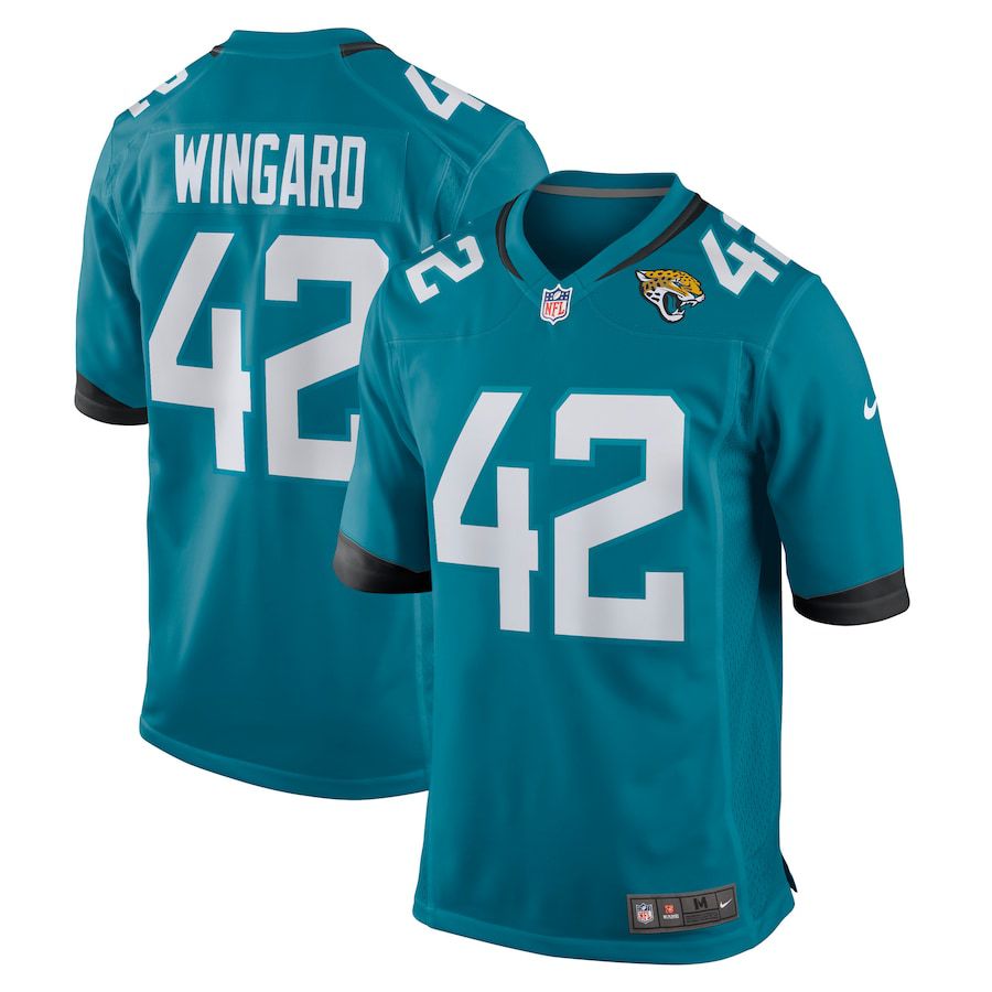 Men Jacksonville Jaguars 42 Andrew Wingard Nike Green Game NFL Jersey